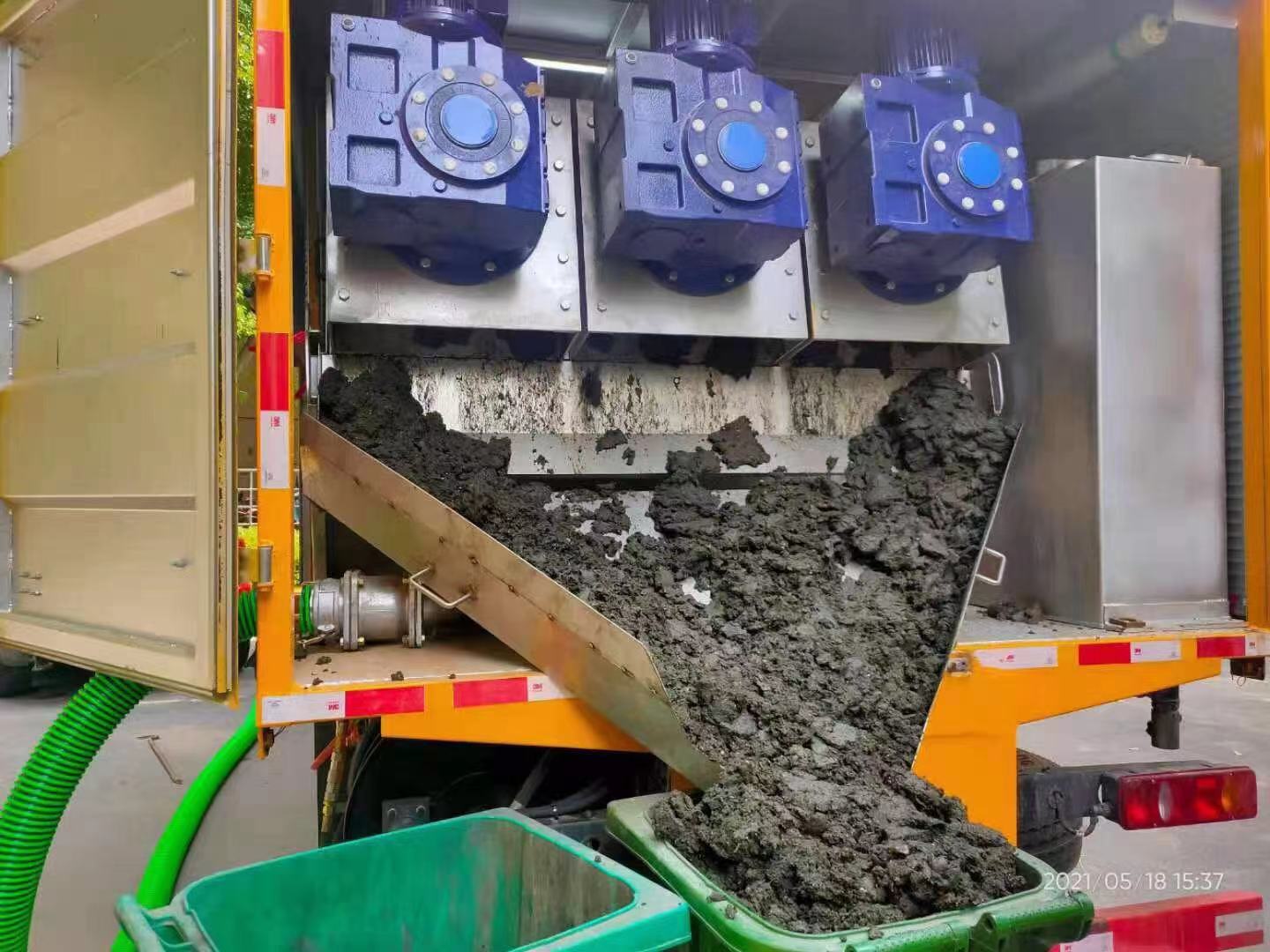 江干化粪池清掏城市维护站-泥浆净化干湿分离处理